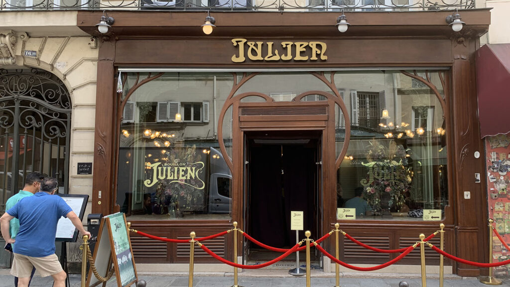 Restaurant Julien Paris