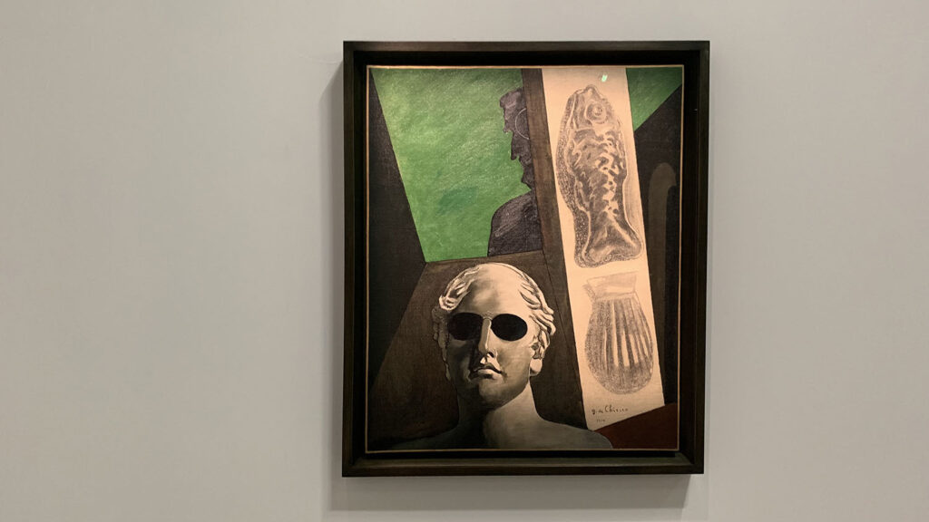 Surréalisme au Centre Pompidou. Giorgo de Chirico - Portrait prémonitoire de Guillaume Apollinaire